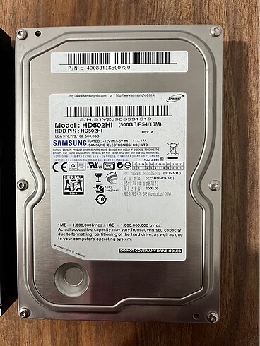 Beden 3 Adet masaüstü HDD
