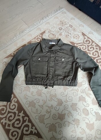 Kot crop ceket