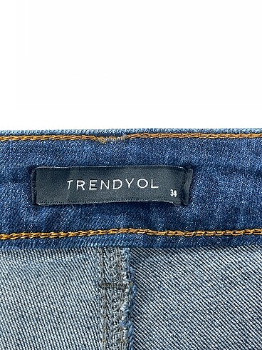 34 Beden mavi Renk Trendyol & Milla Jean / Kot %70 İndirimli.