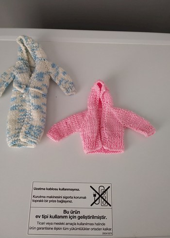 Barbie bebek Pembe Triko Kapüşonlu Hırka