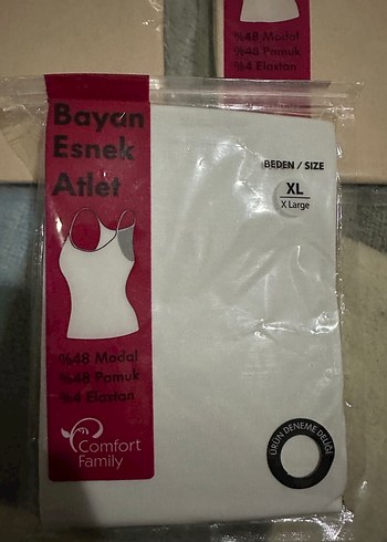 Diğer Bayan Esnek Pamuklu Atlet