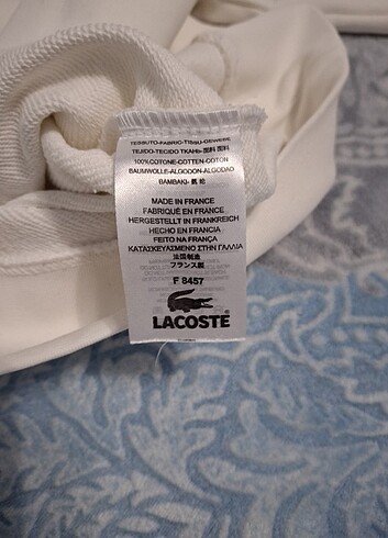 s Beden beyaz Renk Lacoste Premium A++ Kalite Sweatshirt
