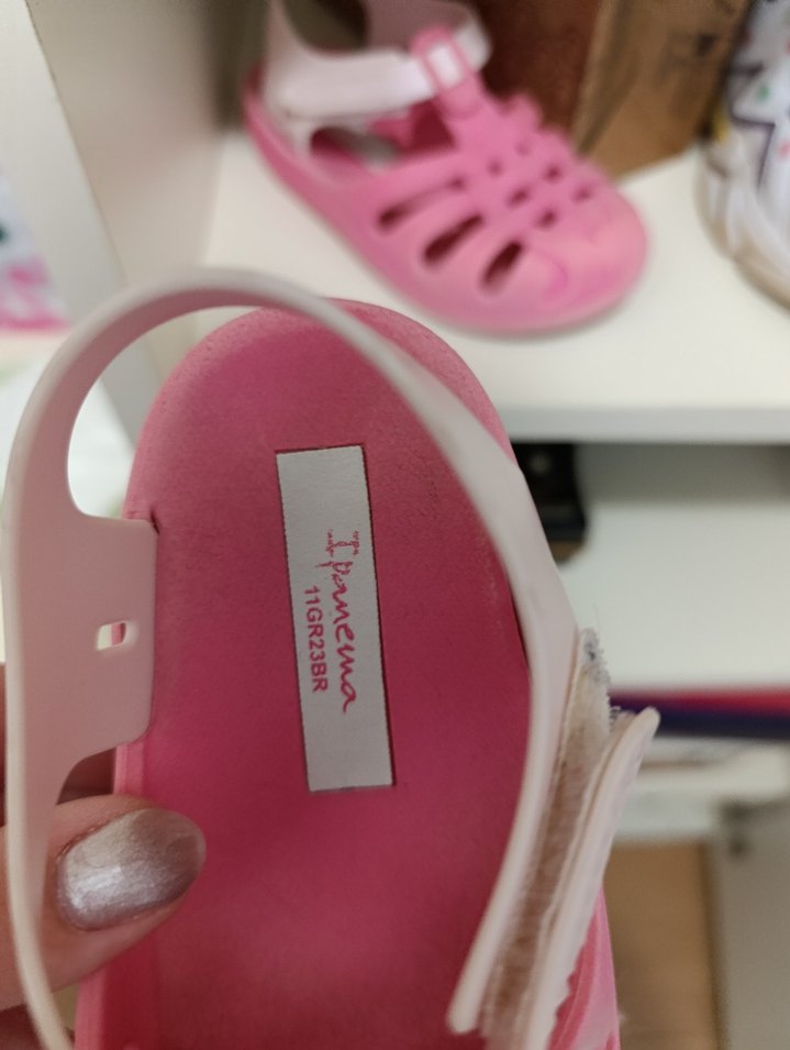 Pembe Tokalı Kız Çocuk Sandalet - Görsel 3