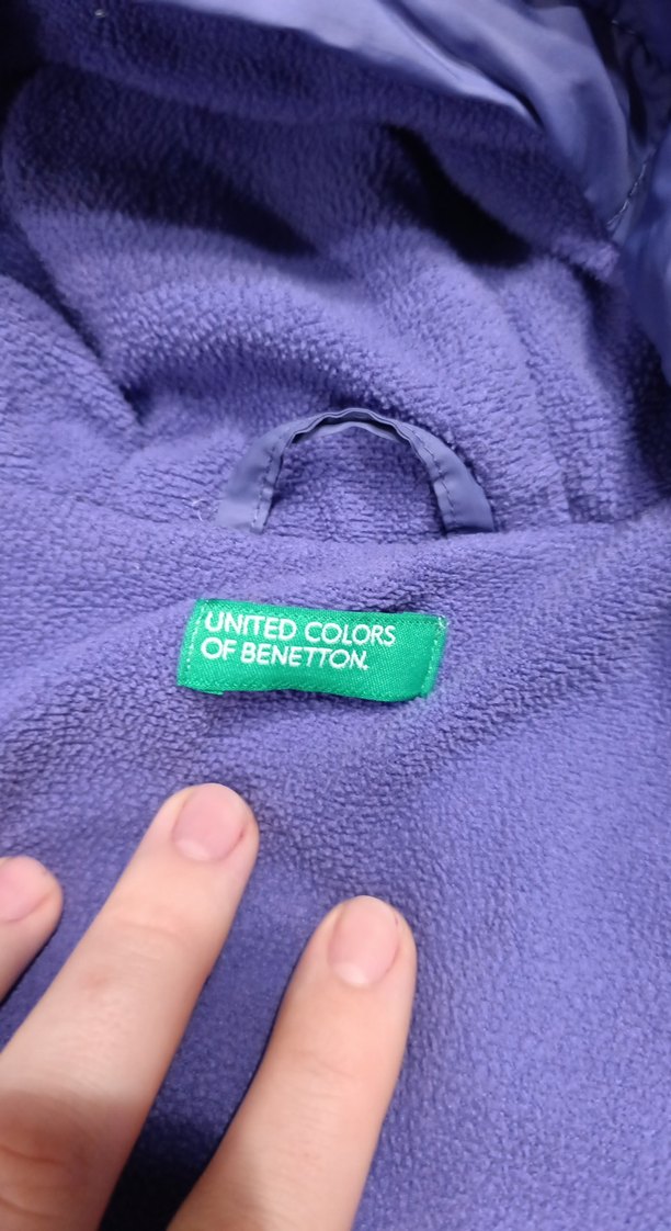 Kız Çocuk Mor Fermuarlı Kapüşonlu Ceket - Görsel 4