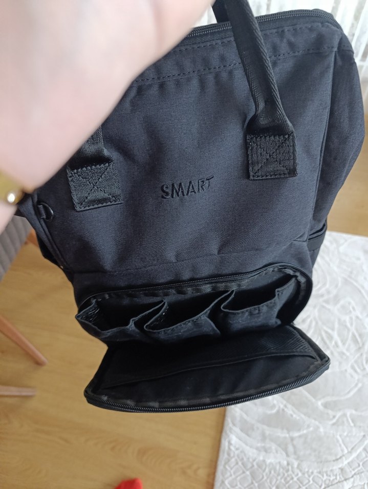 Siyah Smart Bebek Bakım Çantası - Görsel 3