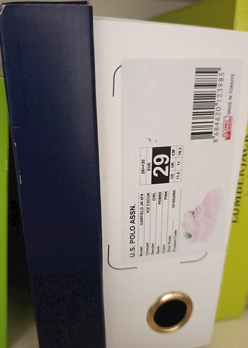 Kız Çocuk Pembe Cırt Cırtlı Spor Ayakkabı - Görsel 5