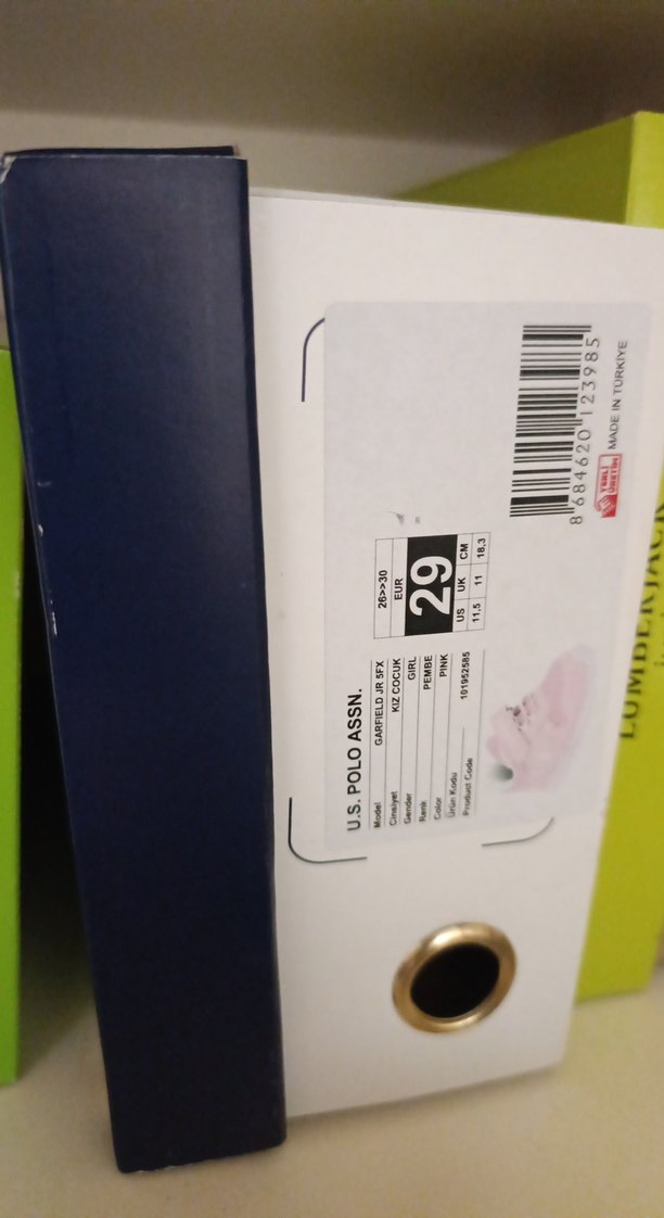 Kız Çocuk Pembe Cırt Cırtlı Spor Ayakkabı - Görsel 5