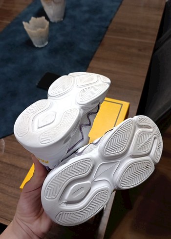 Kız Çocuk Beyaz Renkli Baskılı Spor Ayakkabı - Görsel 5