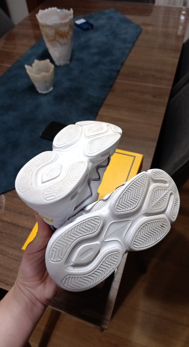 Kız Çocuk Beyaz Renkli Baskılı Spor Ayakkabı - Görsel 5