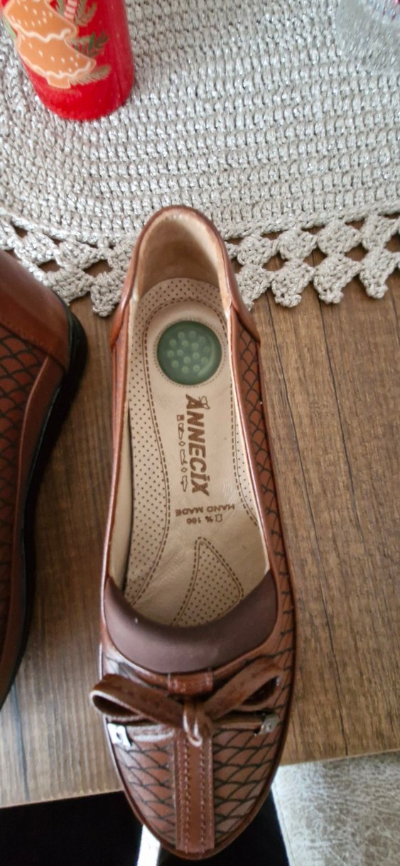 Kahverengi Deri Kadın Loafer Ayakkabı - Görsel 3