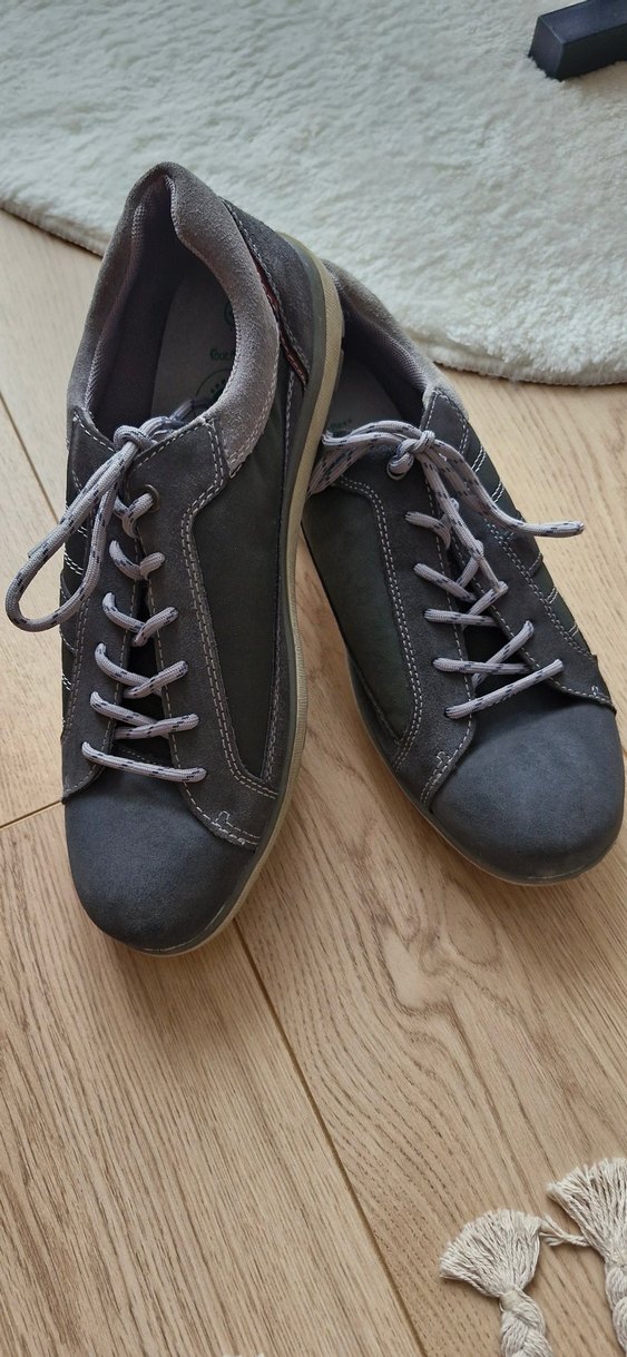 Gri Erkek Ayakkabı Bağcıkları - Görsel 2