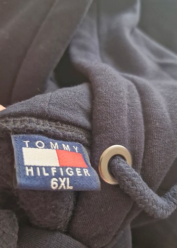 Tommy Hilfiger Erkek Kapüşonlu Sweatshirt Lacivert - Görsel 2