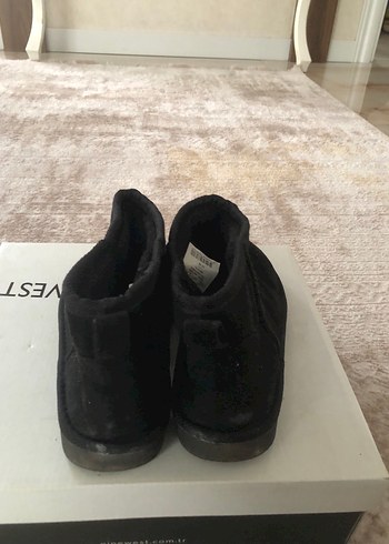 37 numara Defacto marka Siyah Dolgu Topuk Kadın Bot - Görsel 3