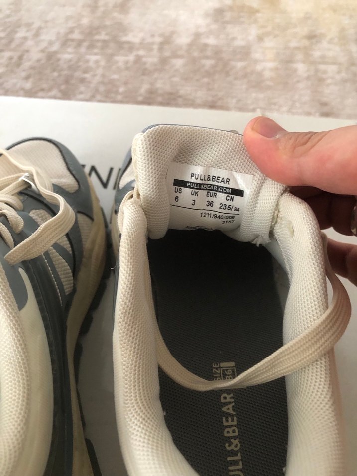 36 numara Pull&bear marka ayakkabı - Görsel 4