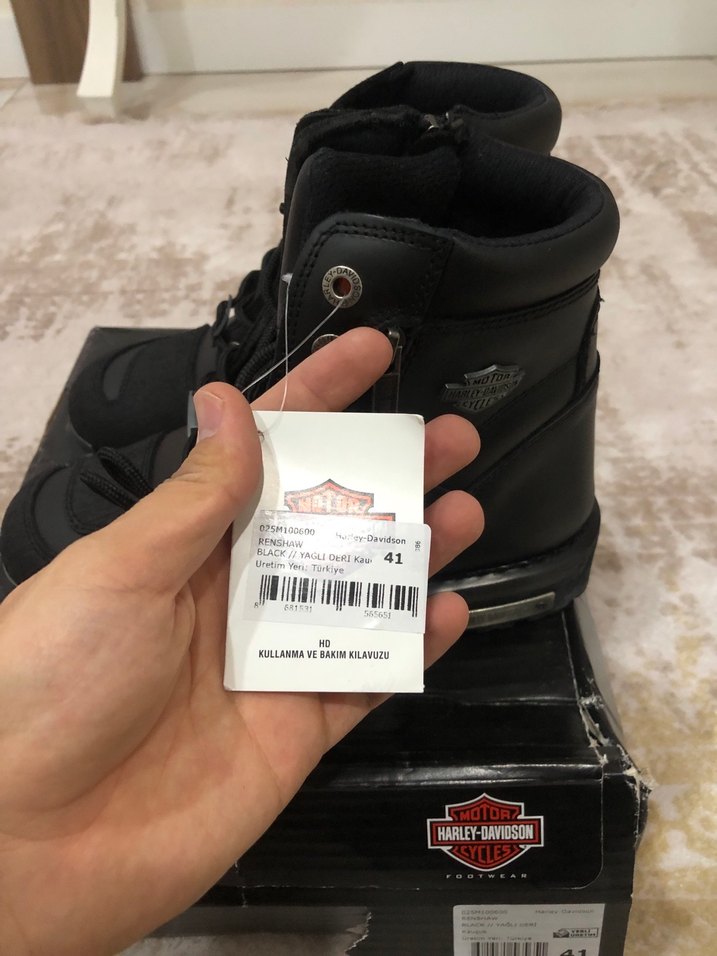 41 numara Harley davidson marka bot - Görsel 3