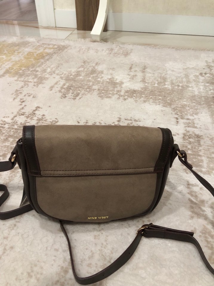 Nine West Bej Süet Kadın Çanta - Görsel 3