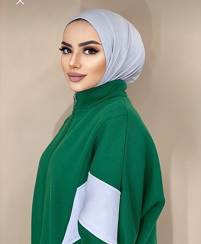 Pratik hijab çıtçıt bone şal