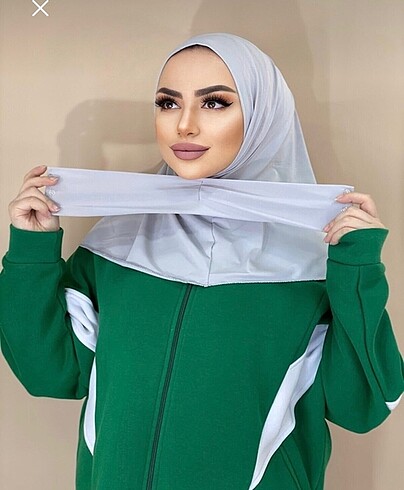 Diğer Pratik hijab çıtçıt bone şal