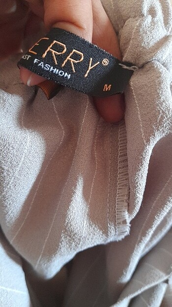 m Beden Kemerli Pantolon