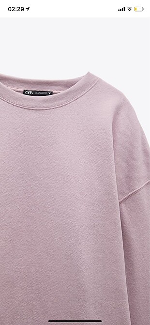 m Beden pembe Renk Oversize sweatshirt