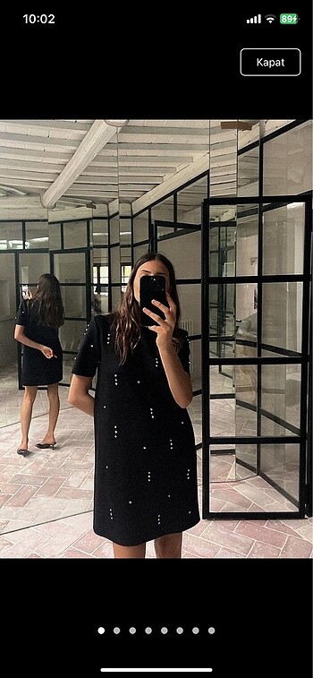 Zara Taşlı elbise