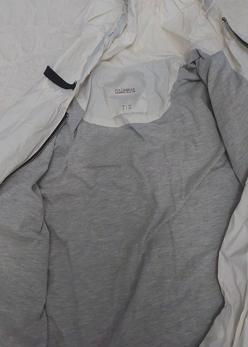 Beyaz Midi Keten Rüzgarlık Fermuarlı yağmurluk - Görsel 2