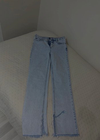 Trendyol & Milla mavi uzun Boy Regular Fit Kadın Denim Pantolon