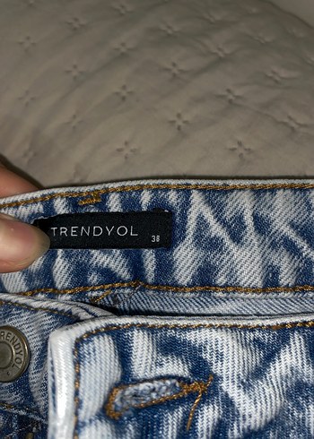 m Beden mavi uzun Boy Regular Fit Kadın Denim Pantolon