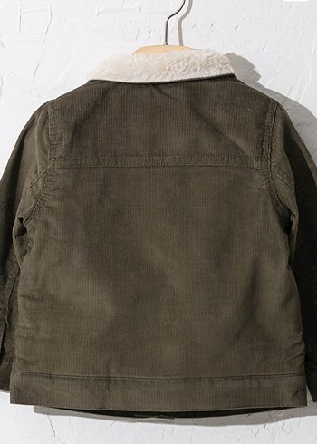 Düğmeli Haki Erkek Çocuk Ceket - Görsel 2