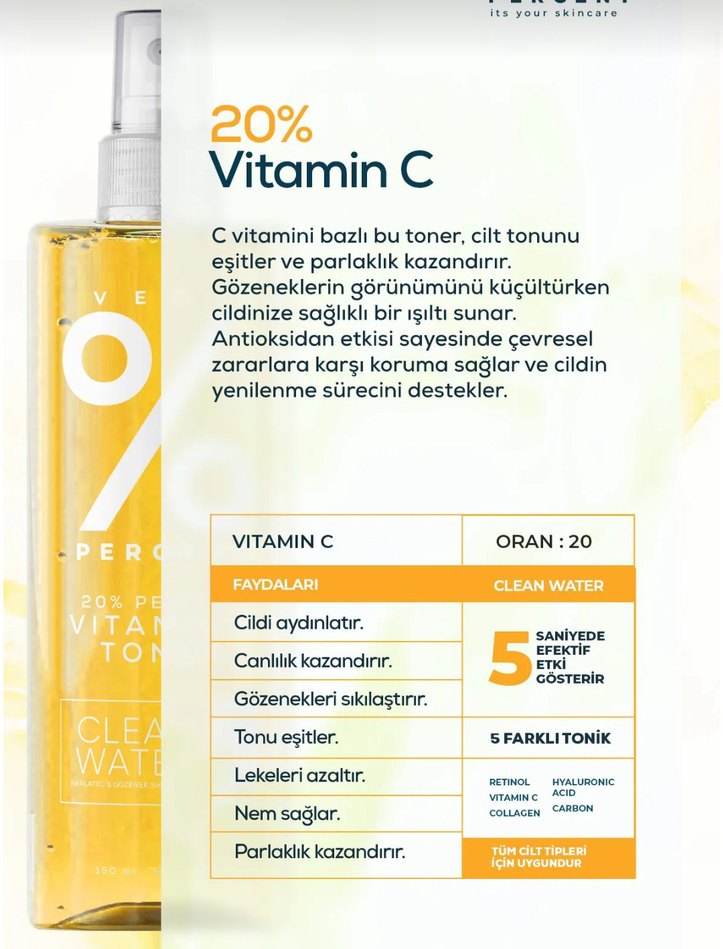 %20 Vitamin C Aydınlatıcı Yüz Temizleme Jeli - Görsel 4
