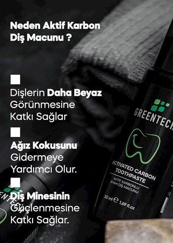 Greentech Aktif Karbonlu Erkek Bakım Seti - Görsel 2