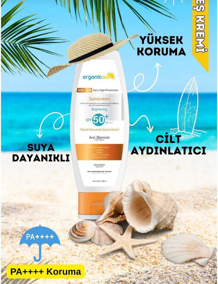 Organicsun SPF 50+ Yüz ve Vücut Güneş Kremi 100 ml - Görsel 2