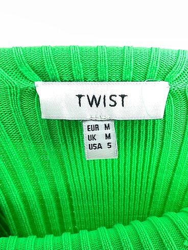 m Beden yeşil Renk Twist Kazak / Triko %70 İndirimli.