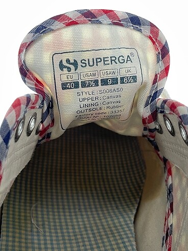 40 Beden çeşitli Renk Superga Spor Ayakkabı %70 İndirimli.