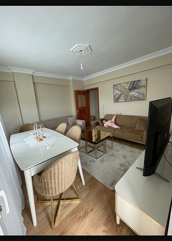 Bej ve kahve yemek odası - Görsel 6