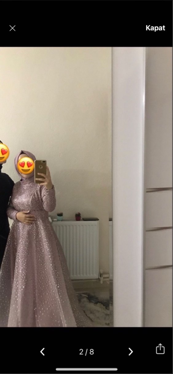 Tesettür abiye Mezuniyet elbisesi - Görsel 4