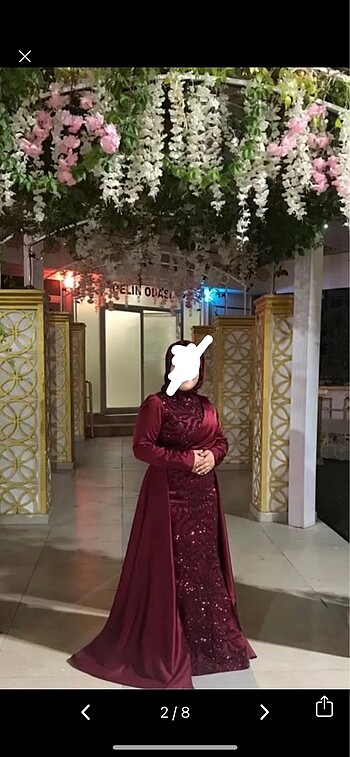 Pınar şems Tesettür abiye - Görsel 2