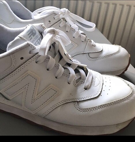 new balance 574 beyaz spor ayakkabı
