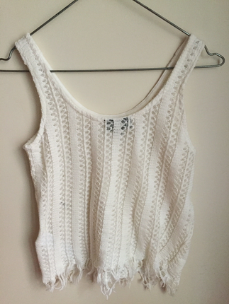 Topshop Topshop örgü crop top