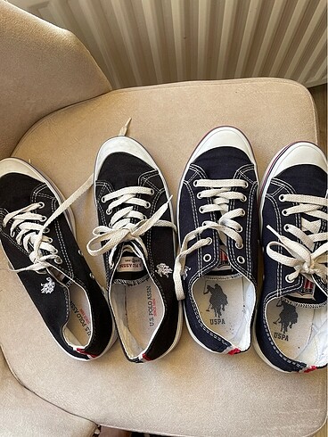 2 Adet Polo marka converse tip 41 ve 42 no ayakkabı