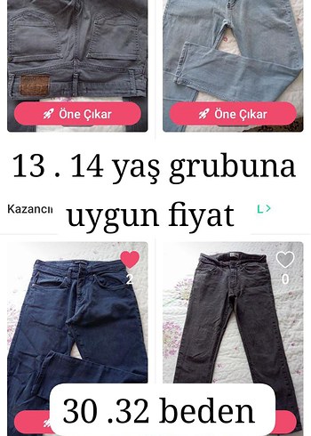 kot Pantolon jeans