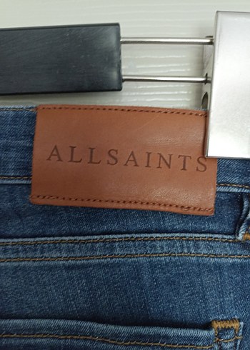 All Saints Kadın Lacivert Denim Pantolon