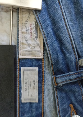 28 Beden lacivert Renk Kadın Lacivert Denim Pantolon