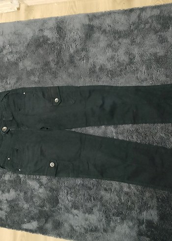 LC Waikiki Düğmeli Siyah Sıkı Kesim Kot Pantolon