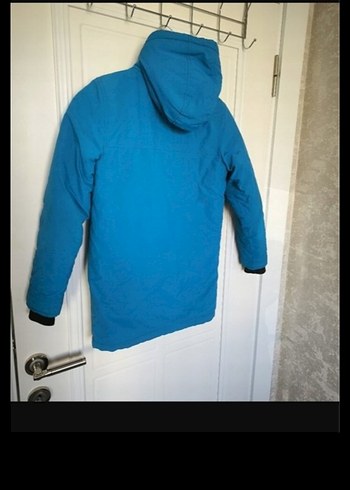 LC Waikiki Erkek Çocuk Mavi Düğmeli Street Wear Mont