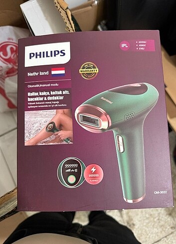 Philips Lumia lazer epilasyon cihazı 