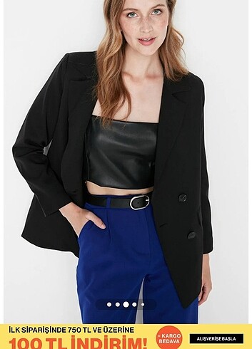 38 Beden Kadın Blazer Ceket