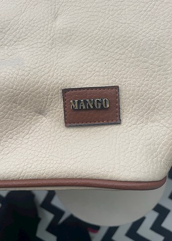 Beden Beyaz Deri Kadın Çanta - Mango