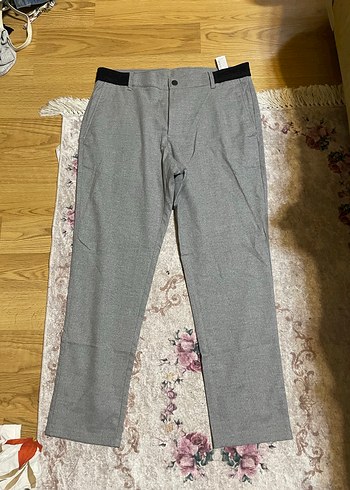 Gri Regular Fit Erkek Pantolon