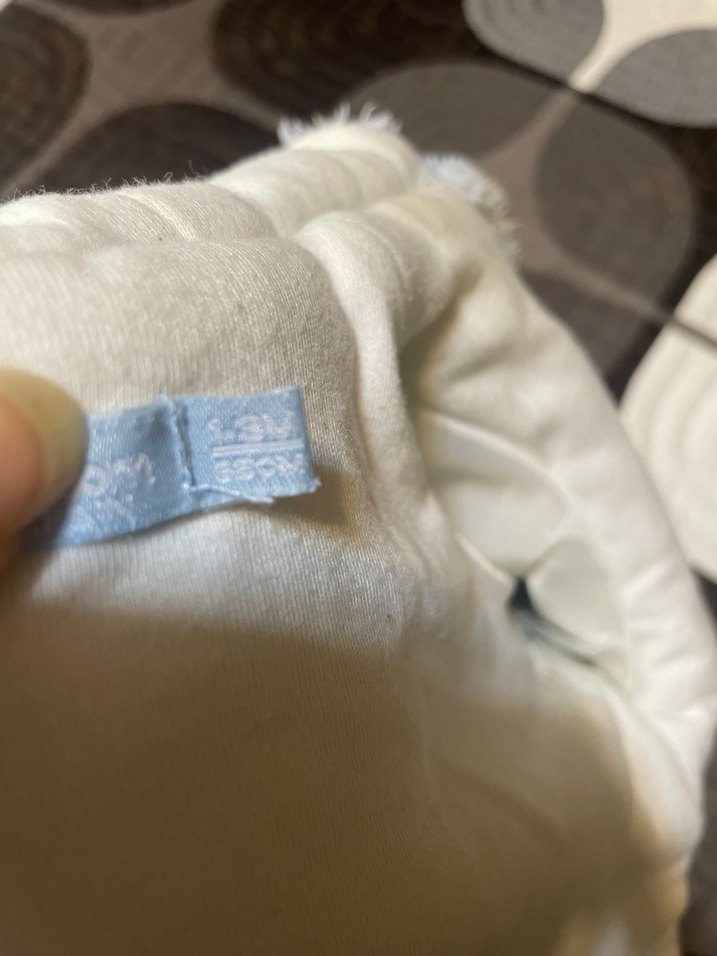 Mavi Peluş Bebek Montu ve Şapka - Görsel 4